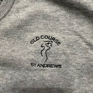 Old Course St. Andrew’s golf Grey V-Neck Sweater vest.